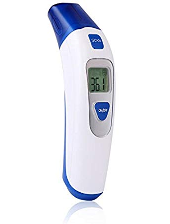 SunBright Medical Infra-red Forehead Thermometer with Ear Function- Body, Surface and Room Temperature...