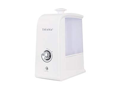 Tayama SPS-718 Ultrasonic Cool Mist Humidifier 3.5-Liter in White Ultrasonic Cool Mist Humidifier 3.5-Liter