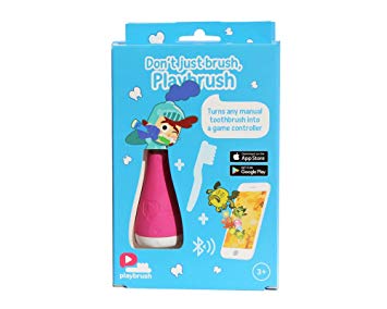 PlayBrush Pink (attaches to any manual toothbrush, transforms it into a game controller,play fun and...