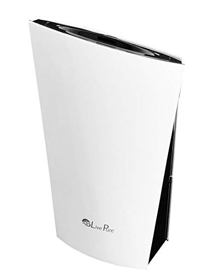 LivePure Ultrasonic Humidifier, White, Medium