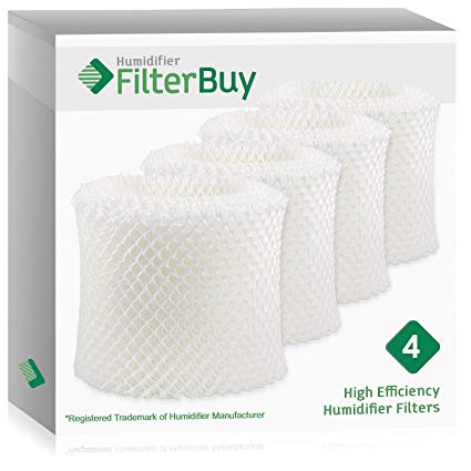 4 - FilterBuy HWF64 Holmes, Sunbeam & Bionaire Humidifier Wick Filters. Fit units requiring filter 