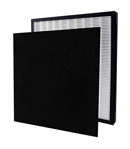 True Hepa Replacement Filter with Activated Carbon Prefilter - Compatible with InvisiClean Aura Air Purifier IC-5018