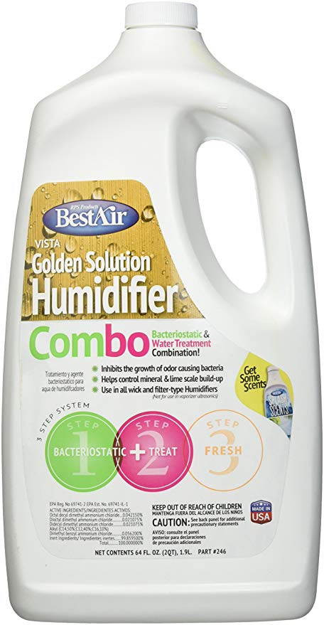 BestAir 246, Golden Solutions Water Treatment, 64 oz, 6 pack