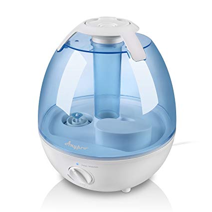 Anypro Ultrasonic Cool Mist Humidifier Mist Humidifiers for Bedroom Ultra Quiet Air Humidifiers with 6 Optional Night Lights Multi Mist Modes Cool Mist Humidifiers for Baby Home, Filter Free (3.5L)