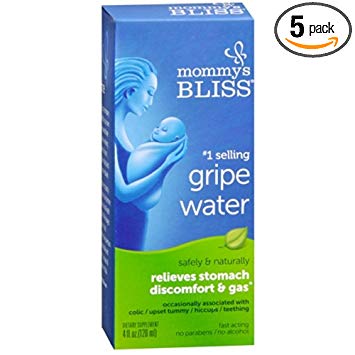 Mommys Bliss Bliss Gripe Water 4 Oz, 5-pack