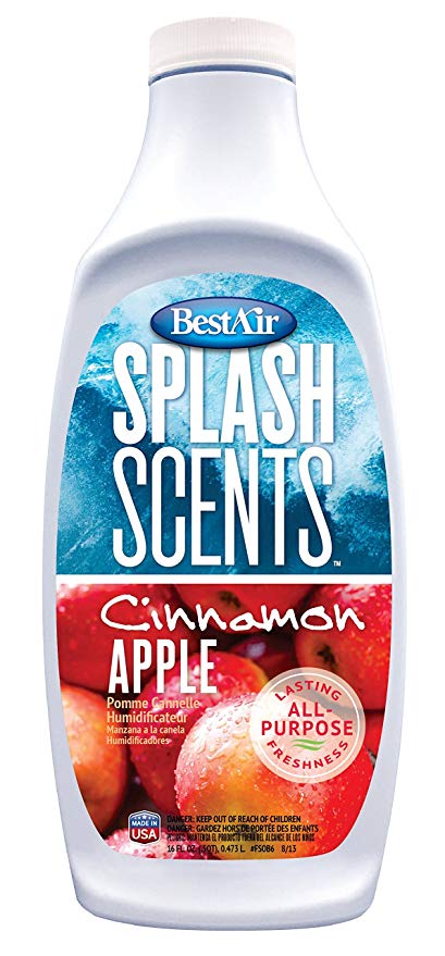 Bestair FSCA6, Cinnamon Apple Splash Scents and Water Treatment, 16 oz, 6 pack