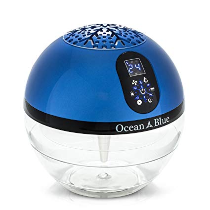 OceanBlue Water Based Air Purifier Humidifier and Aromatherapy Diffuser with LED Screen